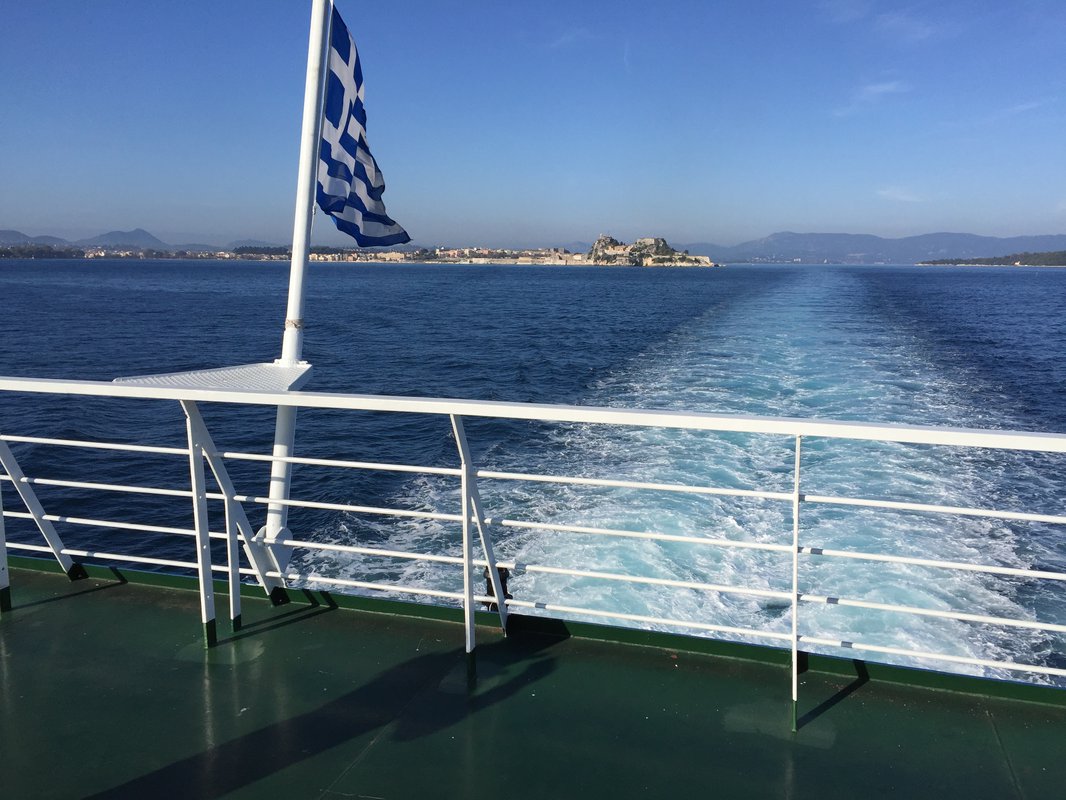 Ferry from Corfu Town